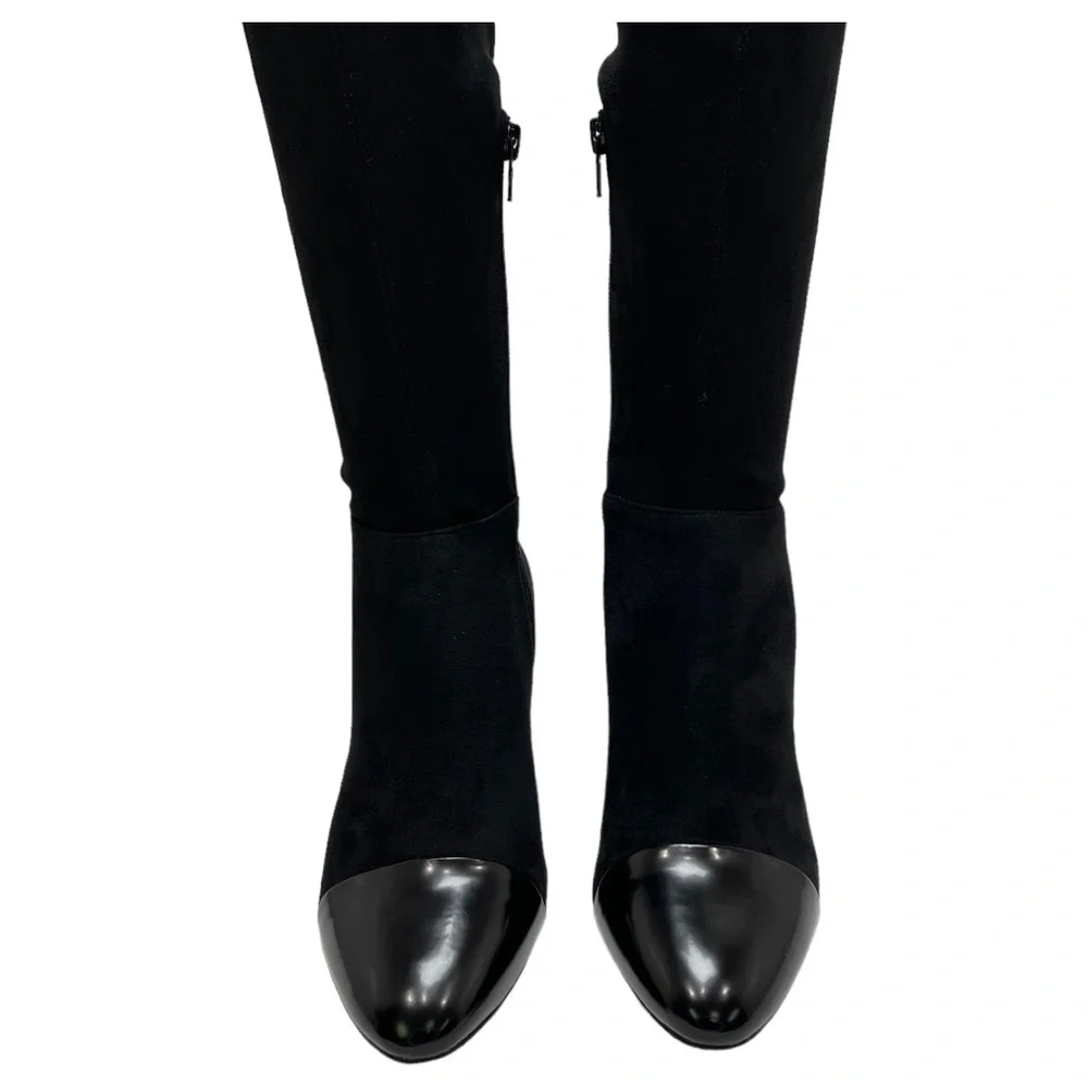 International Concepts Alvita OTK Faux Leather Suede Womens Boots 5M